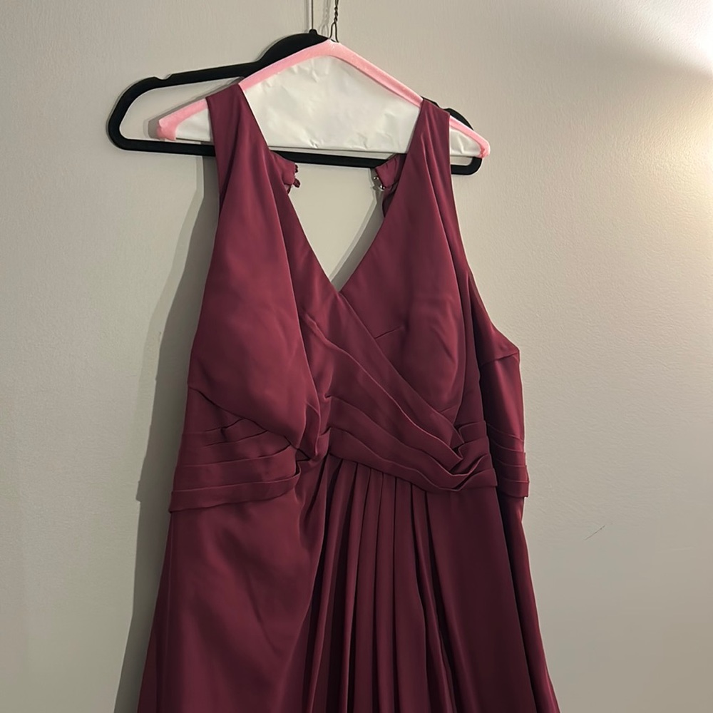 Azazie Danica Bridesmaid dress Cabernet